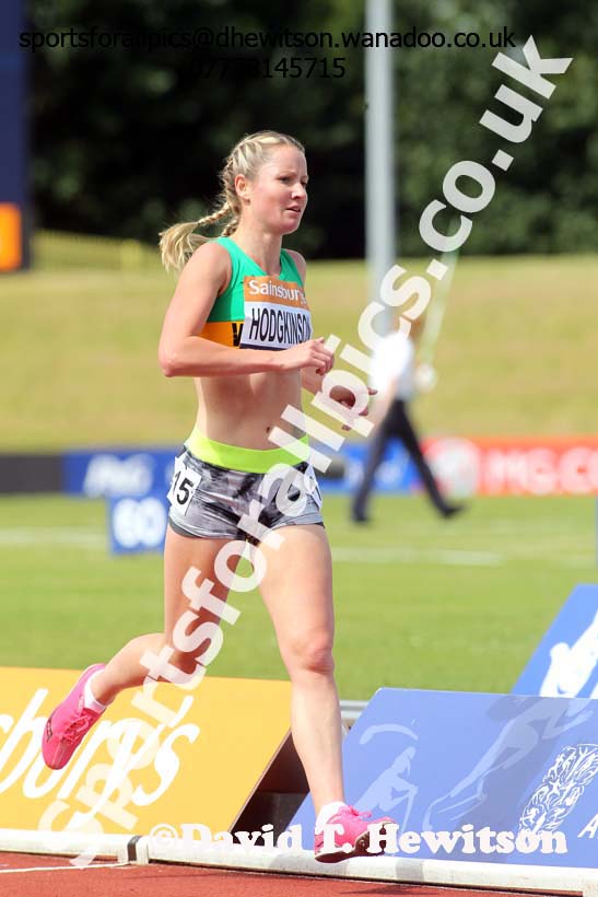 Danielle Hodgkinson (Wallsend) 5000 metres, 2014 Sainsbury's British Championships. Photo: David T. Hewitson/Sports for All Pics